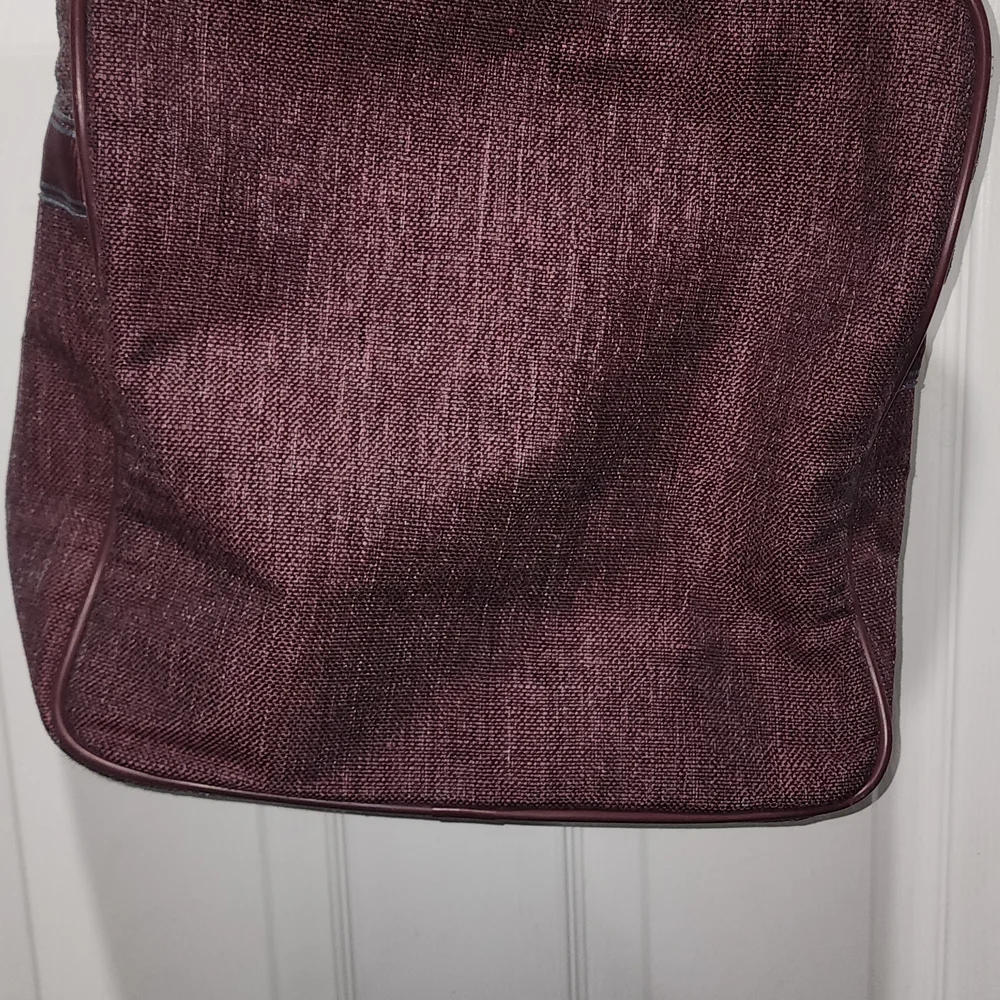 Vintage 1980's Oscar de la Renta Cranberry Tweed Men's Carry On